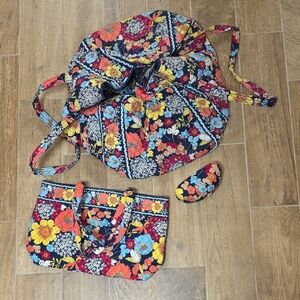 Vera Bradley Floral Travel Bag Set - Multicolor